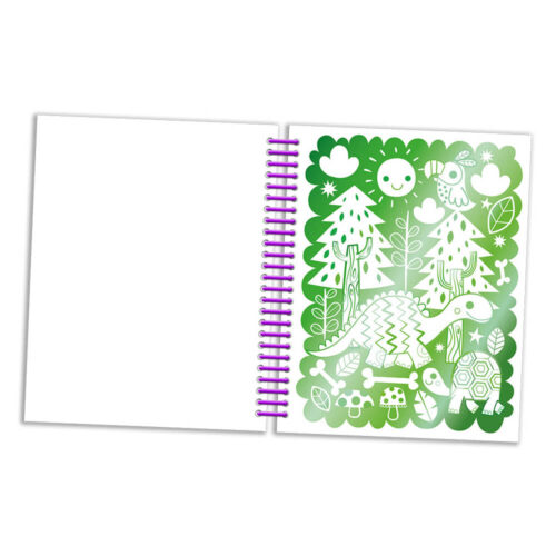 foil colouring dinosaur land 1