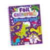 foil colouring dinosaur land