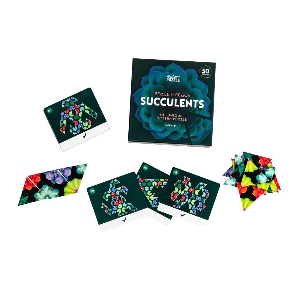 professor puzzle peace by peace succulents jigsaw puzzle p36017 87473 image